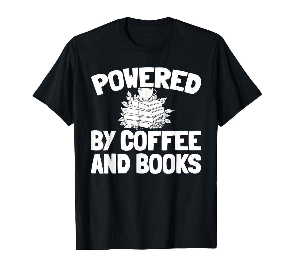 Librarian Library Books Bookworm Coffee T-Shirt - Minimalist Print Unisex - T-Shirt, Sweatshirt, Hoodie