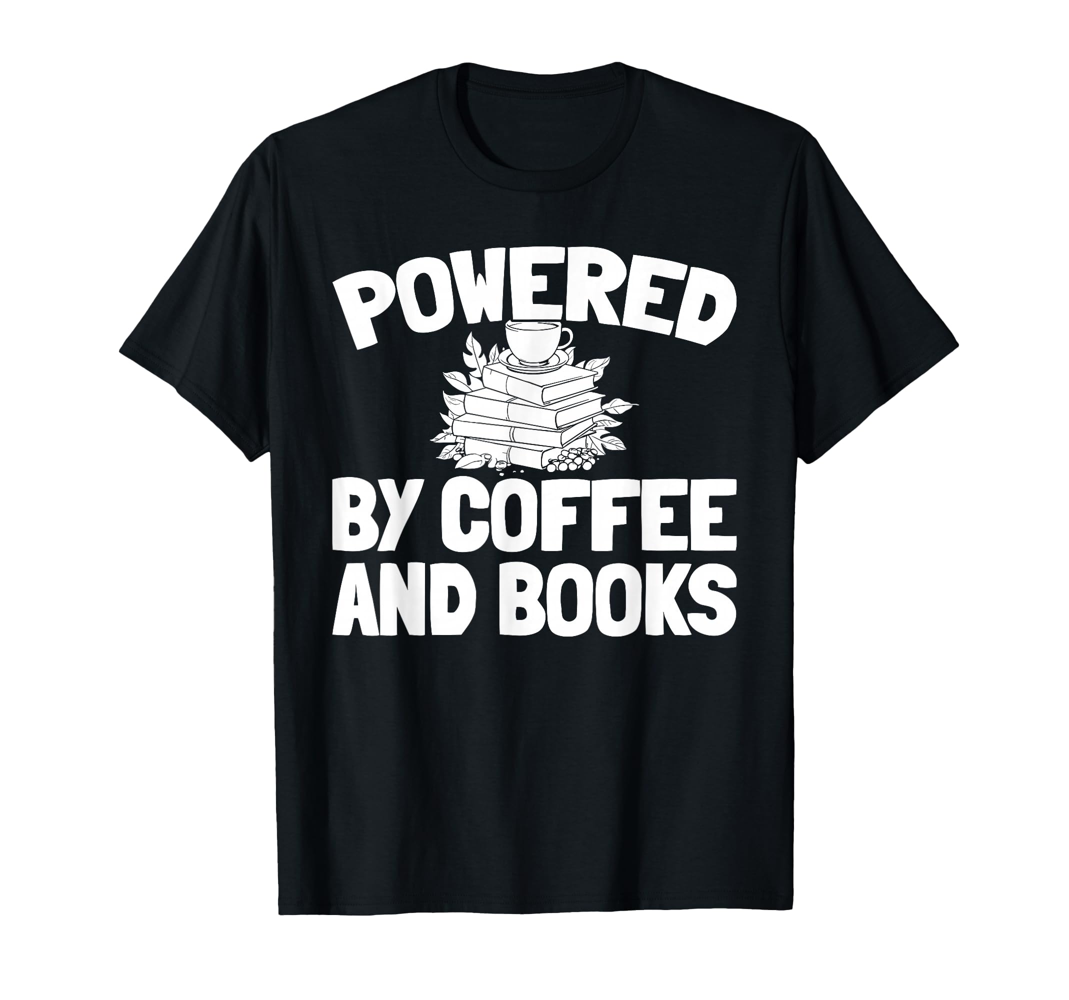 Librarian Library Books Bookworm Coffee T-Shirt - Minimalist Print Unisex - T-Shirt, Sweatshirt, Hoodie