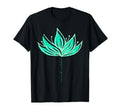 Lotus Flower Green Yoga Meditation T-Shirt - Fun Novelty Design Men Women - T-Shirt, Sweatshirt, Hoodie