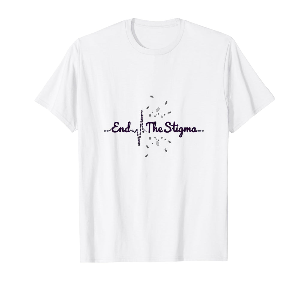 End Stigma Mental Health Awareness T-Shirt - Streetwear Style for Adults - T-Shirt, Sweatshirt, Hoodie