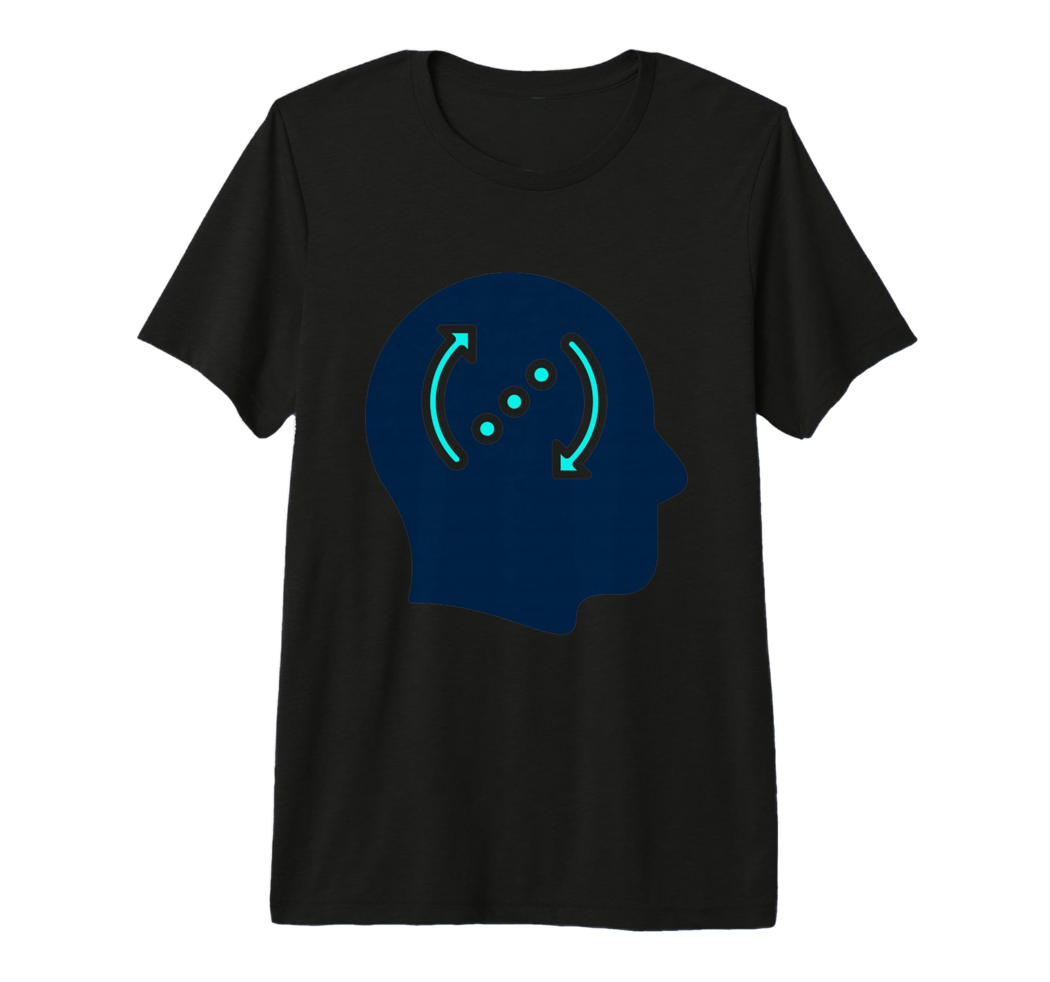 Overthinker Rumination Tri Blend T-Shirt - Custom Art Print for Adults - T-Shirt, Sweatshirt, Hoodie