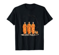 Buddhist Monks Dog Zen Circle T-Shirt - Fun Novelty Design for Adults - T-Shirt, Sweatshirt, Hoodie