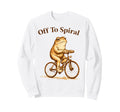 Off To Spiral Funny Frog Sweatshirt - Fun Novelty Design for Adults - T-Shirt, Sweatshirt, Hoodie