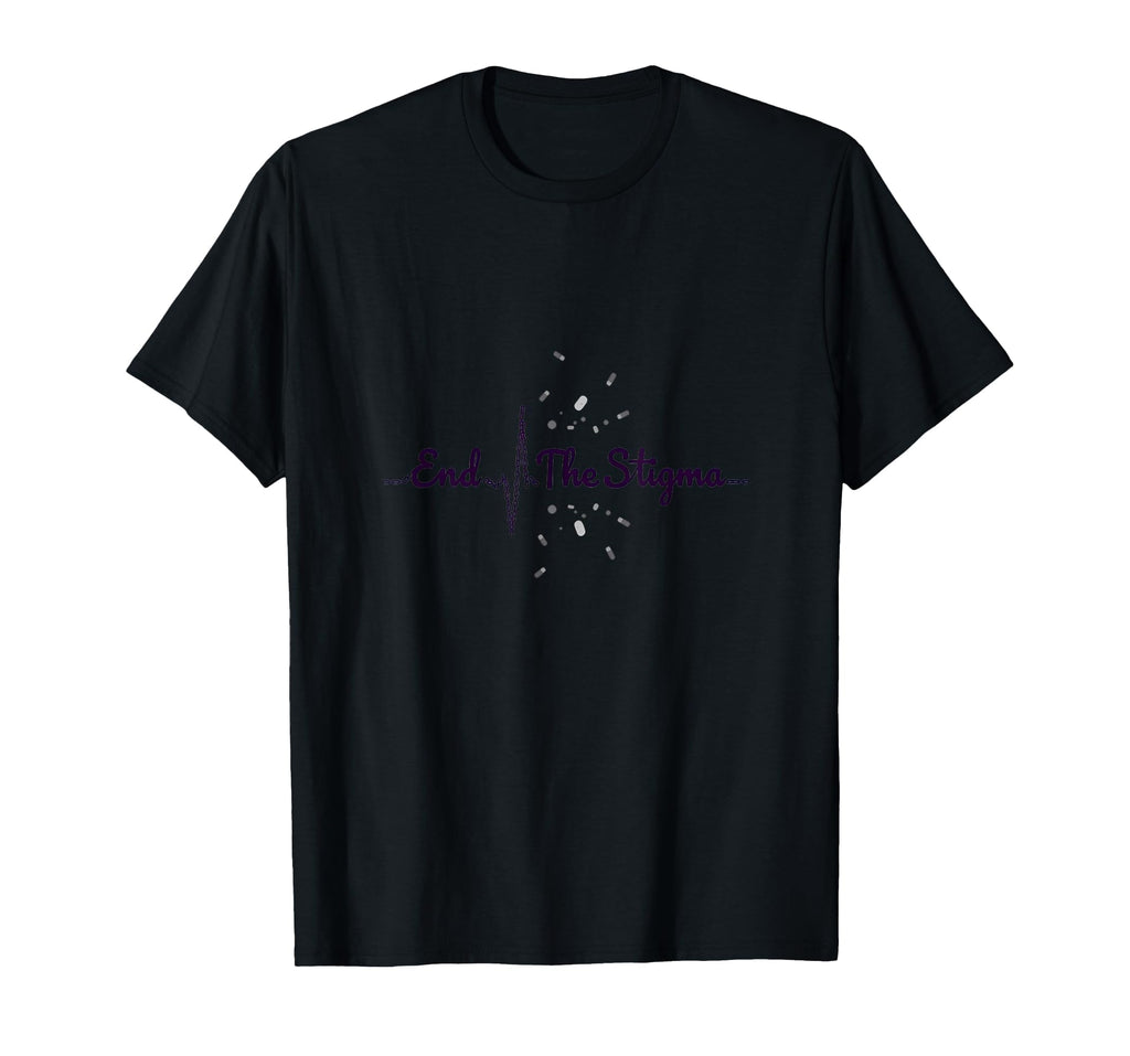 End Stigma Mental Health Awareness T-Shirt - Graphic Print Men Women - T-Shirt, Sweatshirt, Hoodie