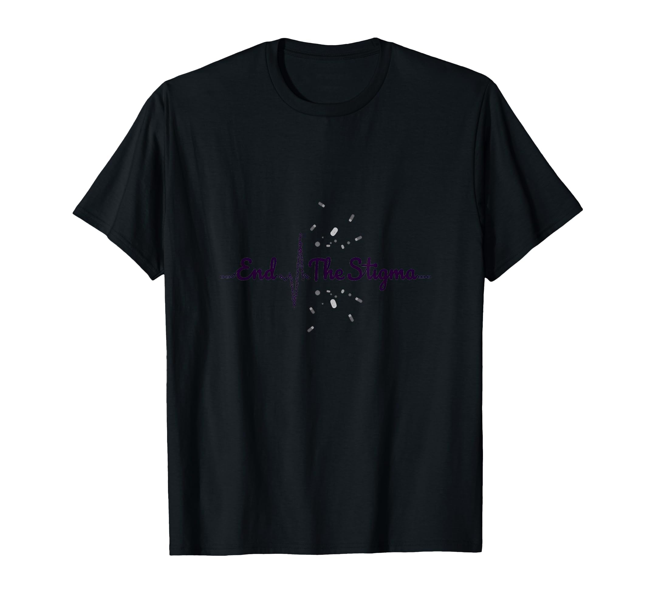 End Stigma Mental Health Awareness T-Shirt - Aesthetic Graphic Unisex - T-Shirt, Sweatshirt, Hoodie