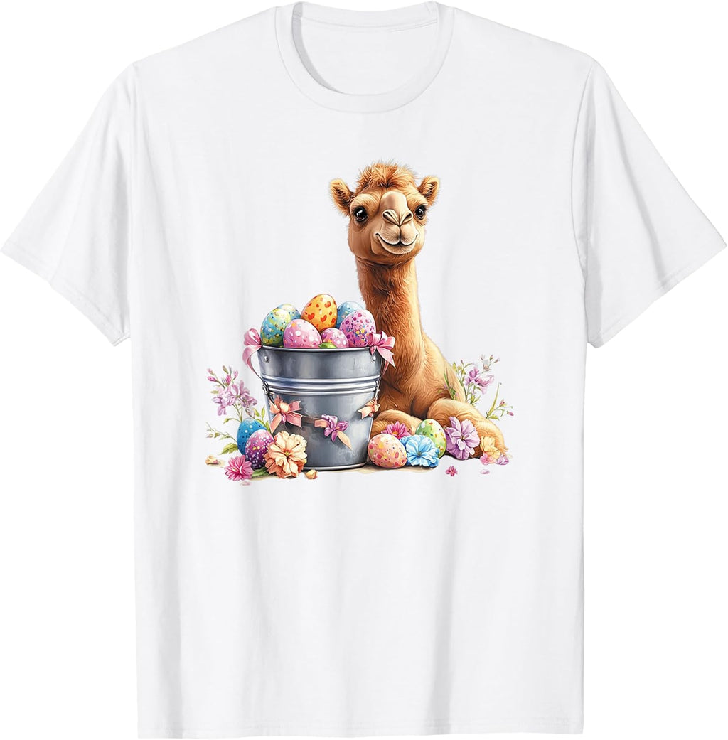 Easter Animals & Easter Eggs; Happy Easter Day Unisex T-shirt, Sweatshirt, Hoodie, Long Sleeve Tee - T-Shirt, Sweatshirt, Hoodie