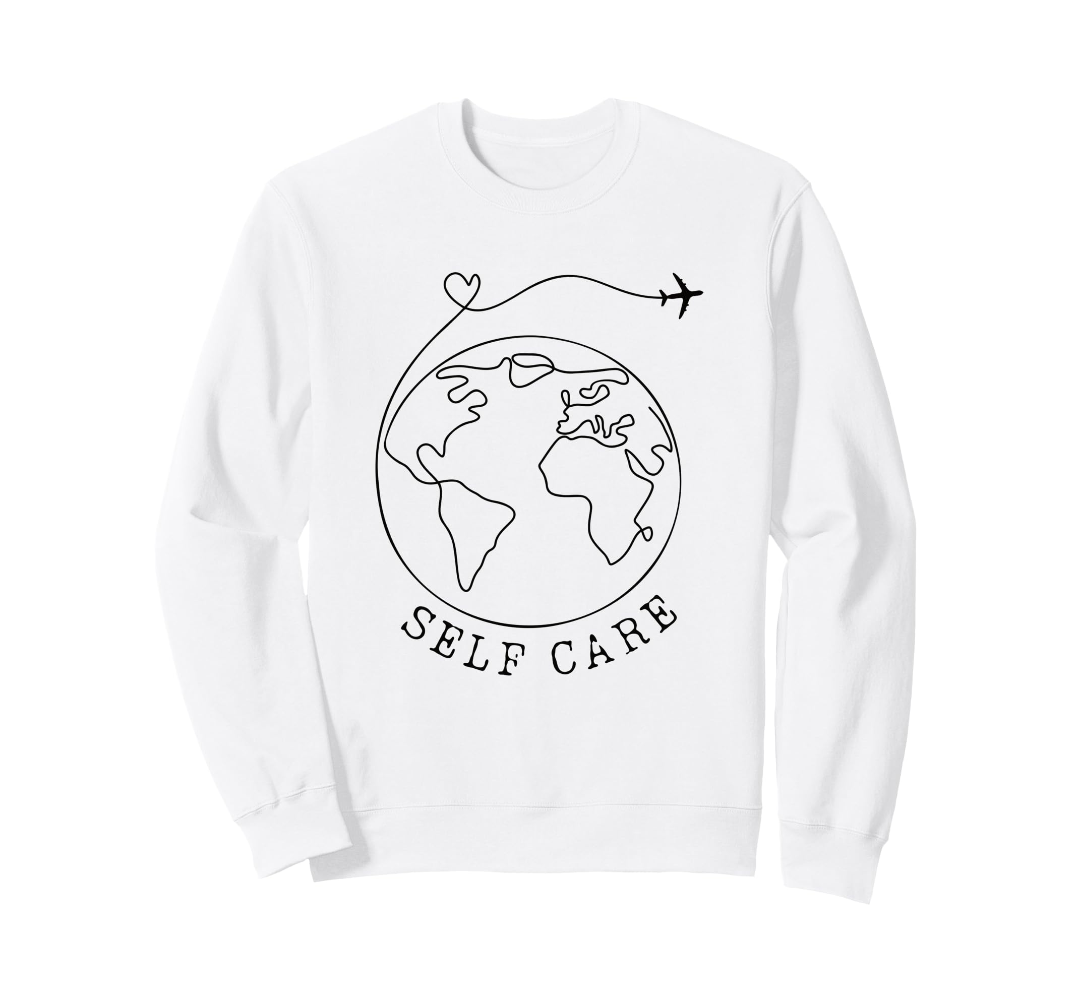Traveler Self Care Travel Influencer Sweatshirt - Graphic Print Unisex - T-Shirt, Sweatshirt, Hoodie