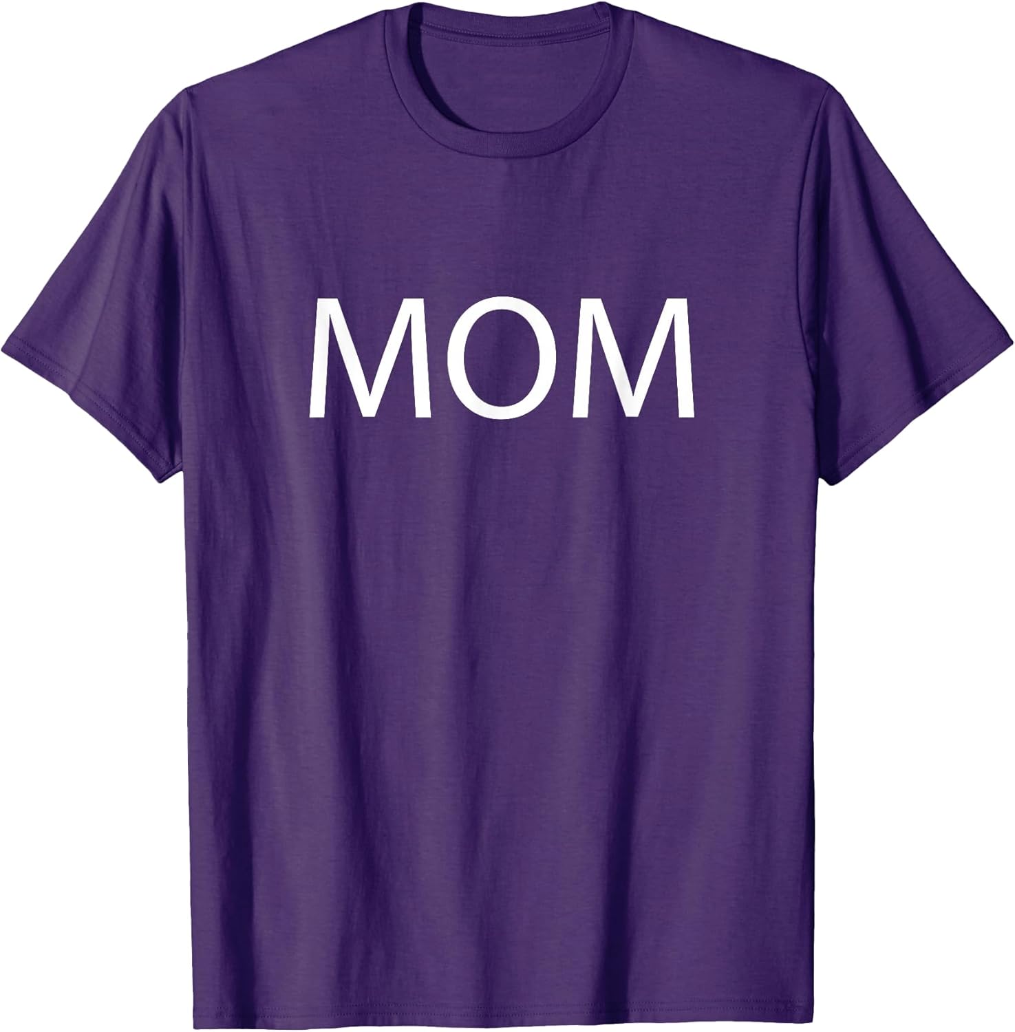 Tee has "MOM" Written on It Unisex T-shirt, Sweatshirt, Hoodie, Long Sleeve Tee - T-Shirt, Sweatshirt, Hoodie