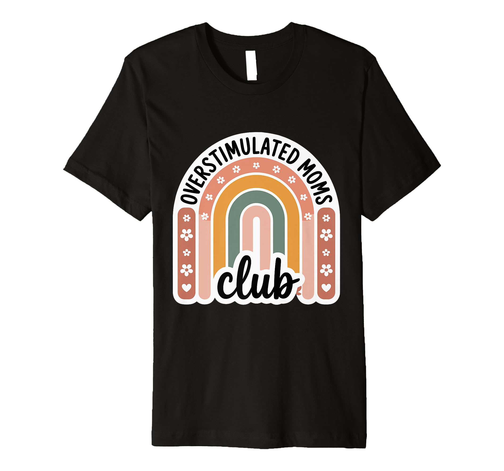 Overstimulated Moms Club Mothers Day T-Shirt - Trendy Graphic for Adults - T-Shirt, Sweatshirt, Hoodie