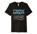 Hot Anxiety Glam Therapy Overthinking T-Shirt - Custom Art Print Unisex - T-Shirt, Sweatshirt, Hoodie
