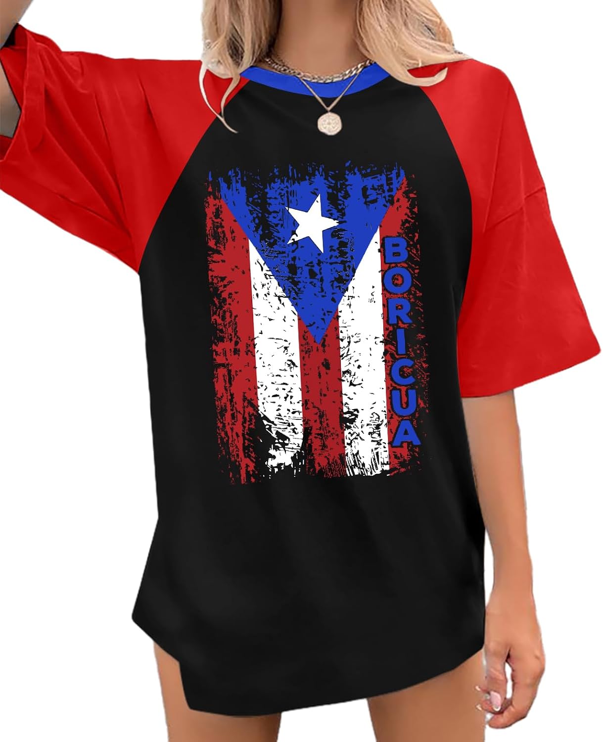 Puerto Rico Shirt Women Boricua Tshirt Y2k Aesthetic Tops Puerto Rican Pride Tee Vintage 90s Streetwear Shirts - T-Shirt, Sweatshirt, Hoodie