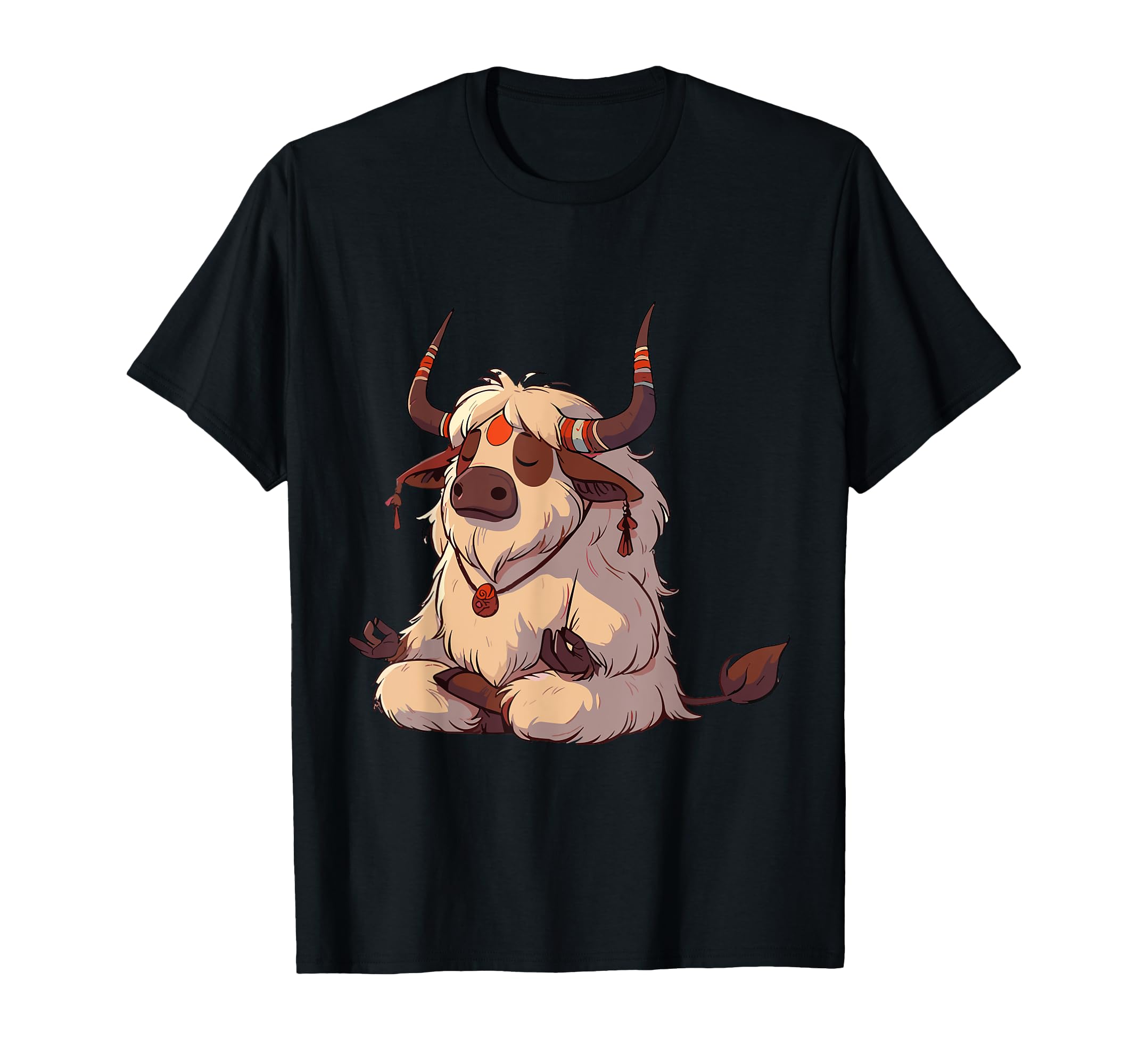 Meditation Yak Yoga Pose Relaxing T-Shirt - Streetwear Style Men Women - T-Shirt, Sweatshirt, Hoodie