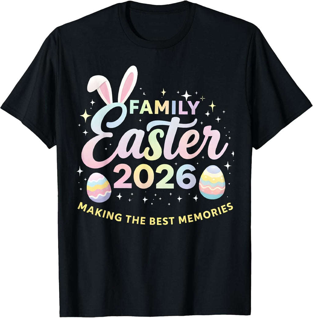 Matching family easter 2026 tees Unisex T-shirt, Sweatshirt, Hoodie, Long Sleeve Tee - T-Shirt, Sweatshirt, Hoodie