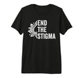 End Stigma Mental Health Awareness Tri T-Shirt - Trendy Graphic Men Women - T-Shirt, Sweatshirt, Hoodie