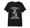 Morally Gray Kind Reader Pinup T-Shirt - Fun Novelty Design Unisex - T-Shirt, Sweatshirt, Hoodie