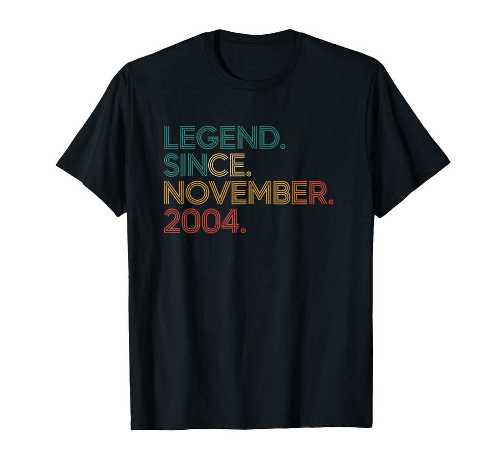 Literary Legend Since November 2004 T-Shirt - Unique Graphic Unisex - T-Shirt, Sweatshirt, Hoodie