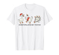 Funny Ghost Overstimulated But Festive T-Shirt - Novelty Apparel for Adults - T-Shirt, Sweatshirt, Hoodie