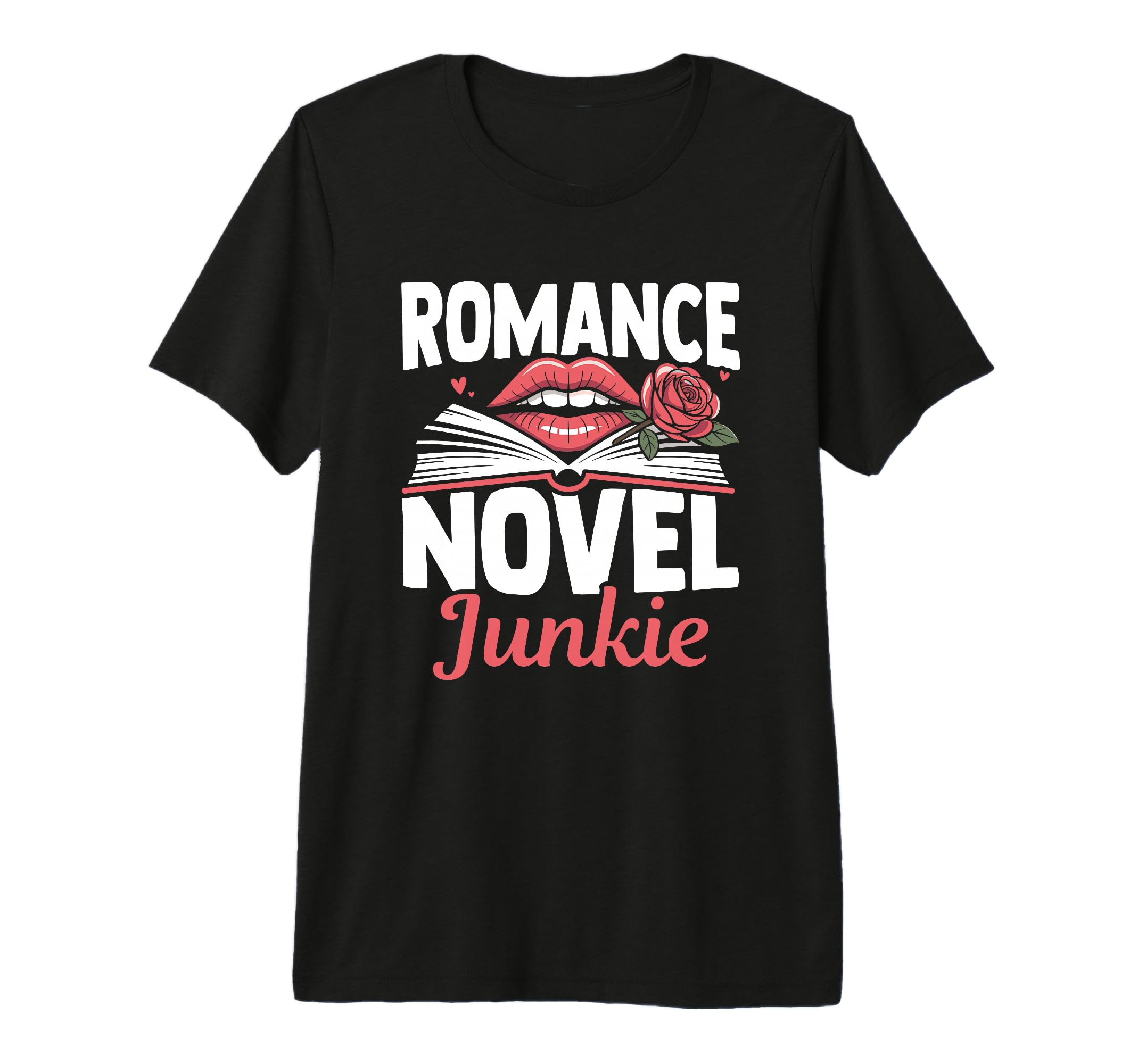 Romance Novel Junkie Enjoy Spicy Books T-Shirt - Trendy Graphic Unisex - T-Shirt, Sweatshirt, Hoodie