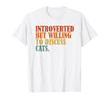 Cat Lover Humorous Overthinkers T-Shirt - Custom Art Print Unisex - T-Shirt, Sweatshirt, Hoodie
