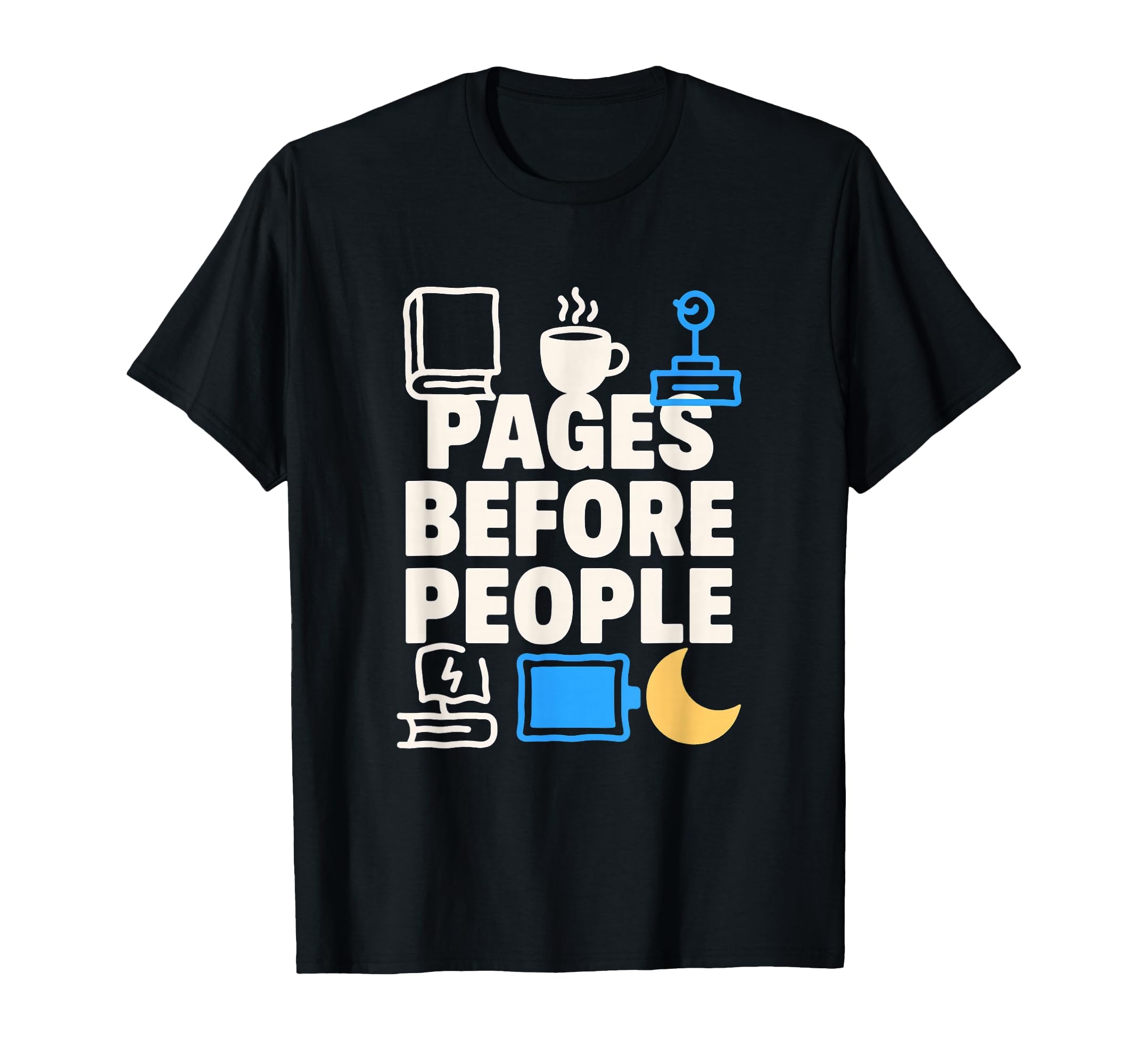 Booktrovert Introvert Reader Library T-Shirt - Casual Everyday Wear Unisex - T-Shirt, Sweatshirt, Hoodie