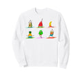 Funny Fruits Yoga Poses Meditation Sweatshirt - Custom Art Print Men Women - T-Shirt, Sweatshirt, Hoodie
