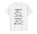 Funny Yoga Inhale Exhale Pooping Animal T-Shirt - Graphic Print for Adults - T-Shirt, Sweatshirt, Hoodie
