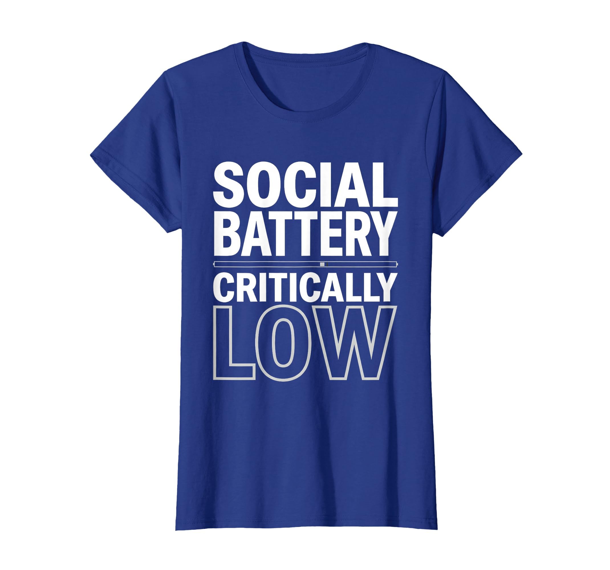 Social Battery Critically Low Funny Teen T-Shirt - Graphic Print Unisex - T-Shirt, Sweatshirt, Hoodie