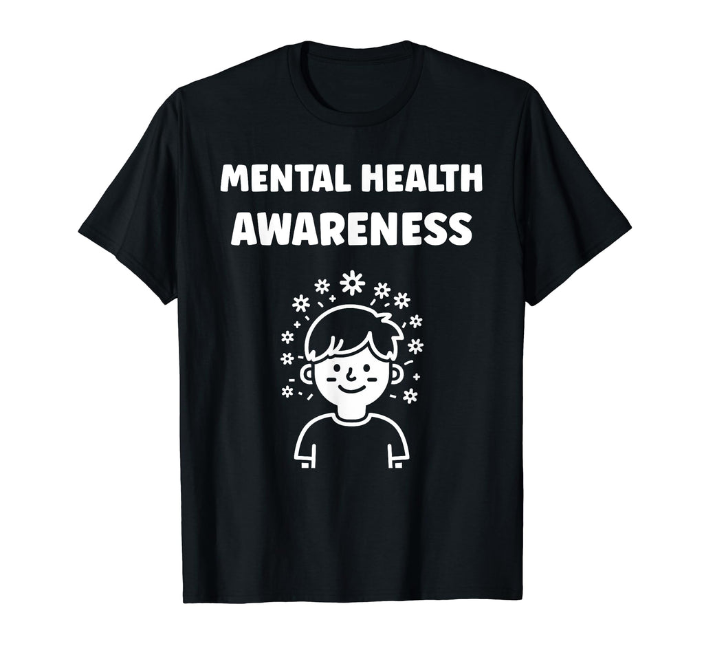 Simple Support Brain Illness Mental T-Shirt - Aesthetic Graphic for Adults - T-Shirt, Sweatshirt, Hoodie