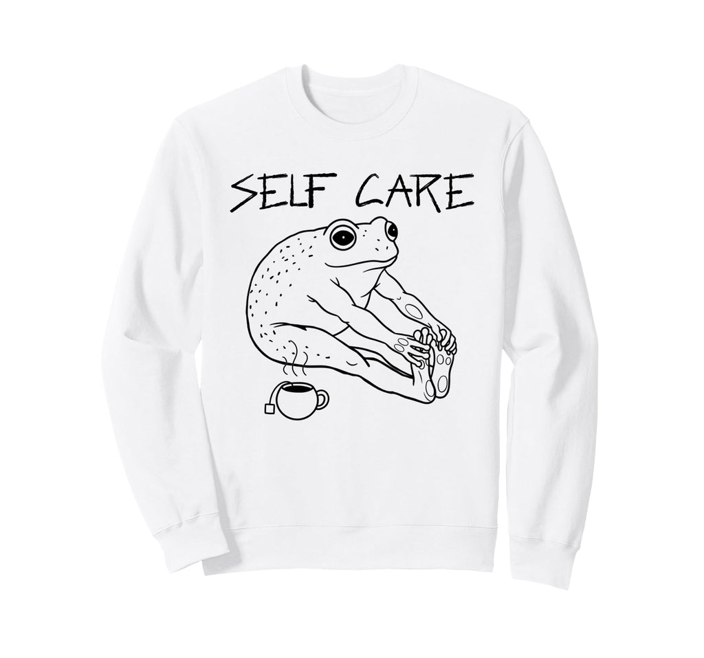 Positive Vibes Frog Lover Sweatshirt - Unique Graphic Men Women - T-Shirt, Sweatshirt, Hoodie
