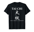 Tai Chi Mindful Meditation Minimalist T-Shirt - Novelty Apparel for Adults - T-Shirt, Sweatshirt, Hoodie