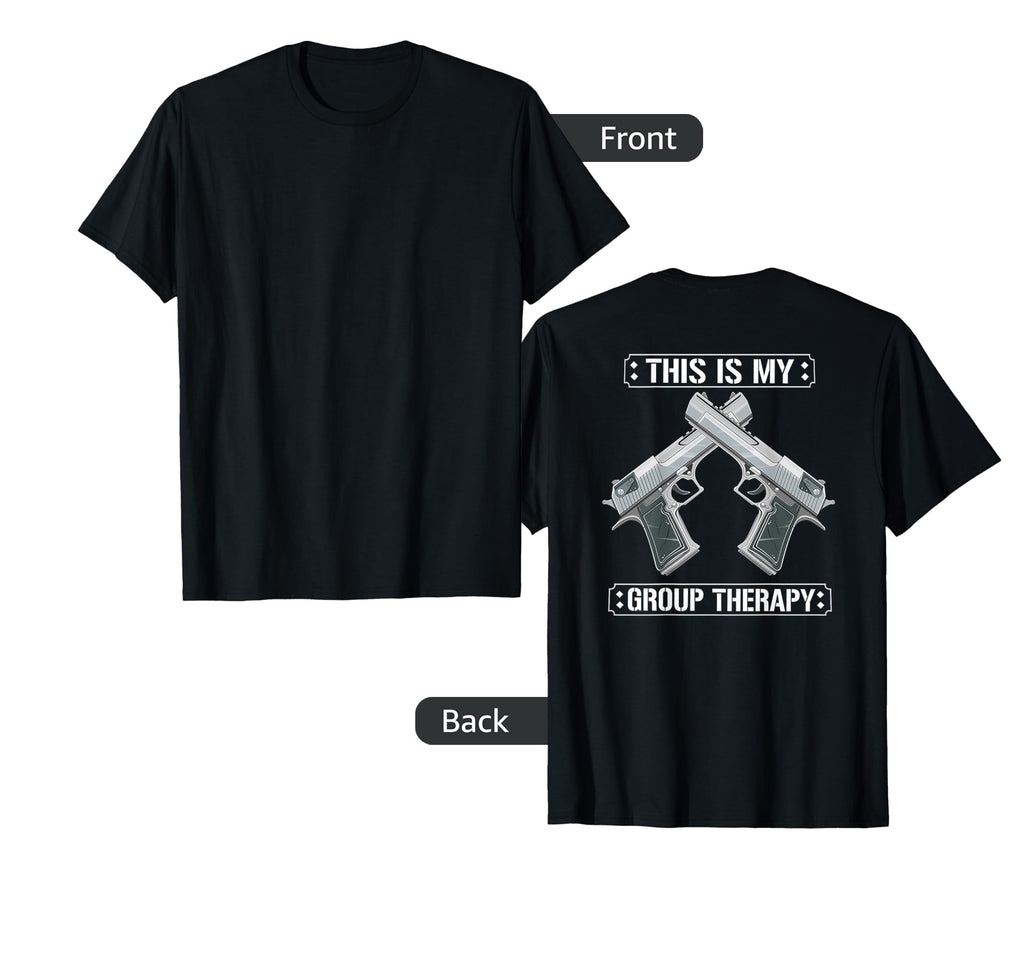Funny Guns Are My Therapy Gun T-Shirt - Aesthetic Graphic Men Women - T-Shirt, Sweatshirt, Hoodie