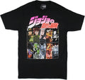 JoJo's Bizarre Adventure Stardust Crusaders Joestar Group Black Short-Sleeve T-Shirt Unisex T-shirt, Sweatshirt, Hoodie, Long Sleeve Tee - T-Shirt, Sweatshirt, Hoodie