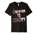 Meditation Is Therapy Mindfulness Mental T-Shirt - Minimalist Print Unisex - T-Shirt, Sweatshirt, Hoodie
