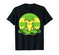 Frog Meditation Mindfulness Coach T-Shirt - Fun Novelty Design for Adults - T-Shirt, Sweatshirt, Hoodie