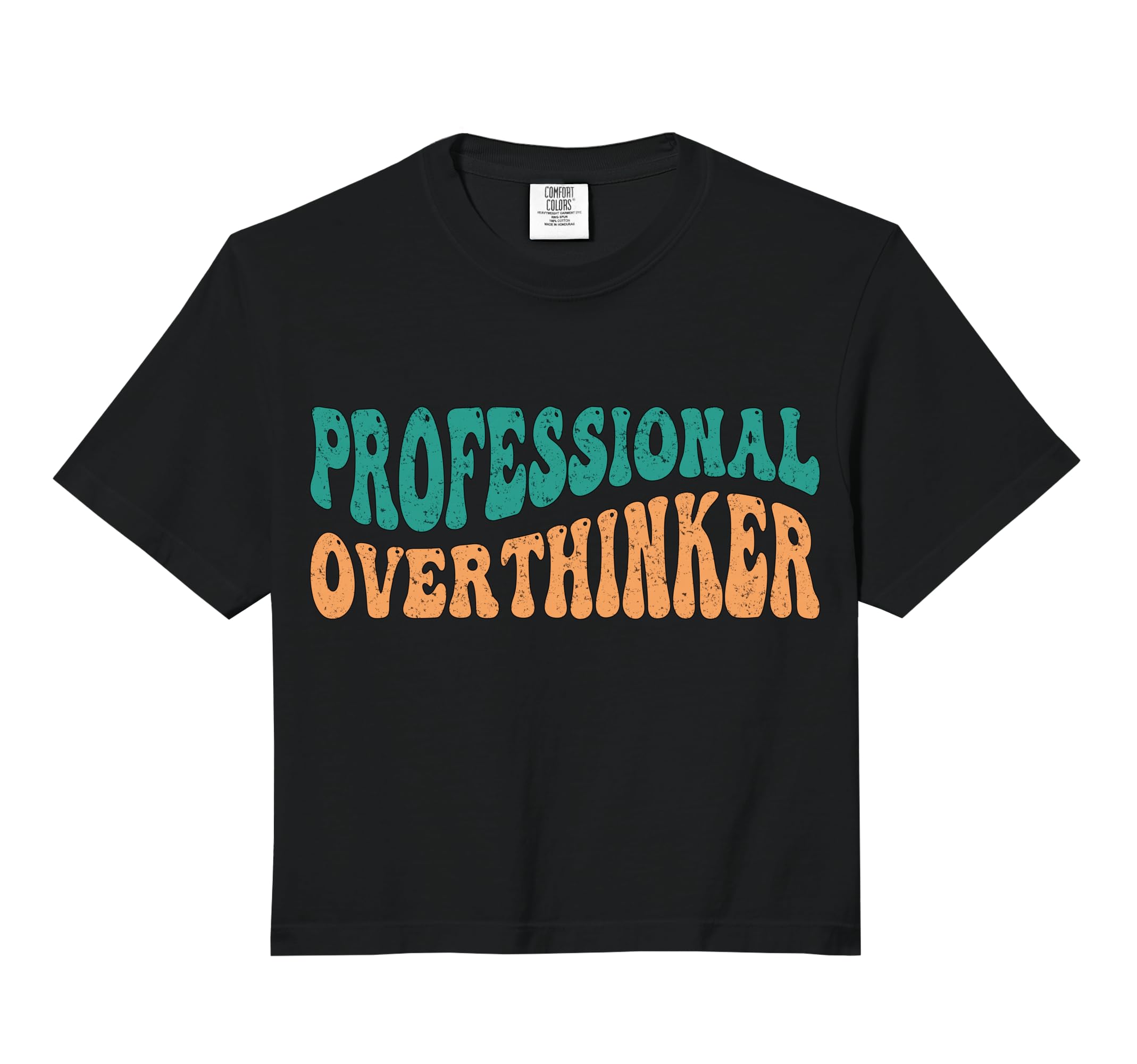 Professional Overthinker Death T-Shirt - Novelty Apparel for Adults - T-Shirt, Sweatshirt, Hoodie