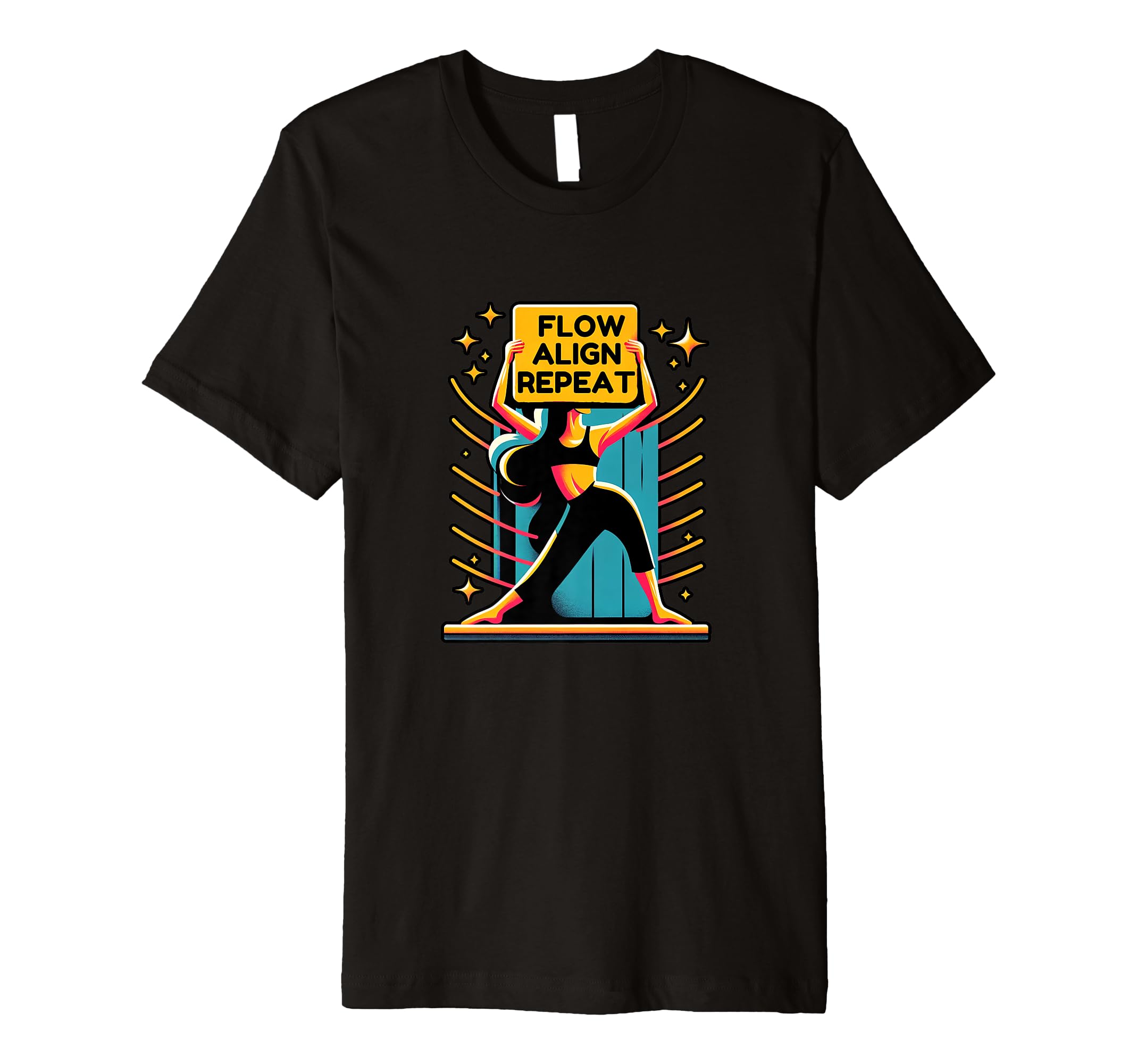 Flow Align Repeat Yoga And Pilates T-Shirt - Streetwear Style Unisex - T-Shirt, Sweatshirt, Hoodie