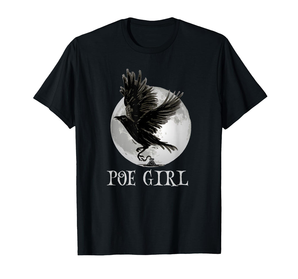 Edgar Allan Poe Raven Gothic Literature T-Shirt - Streetwear Style Unisex - T-Shirt, Sweatshirt, Hoodie