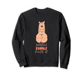 Inhale Exhale F Ck It Funny Alpaca Sweatshirt - Graphic Print Men Women - T-Shirt, Sweatshirt, Hoodie