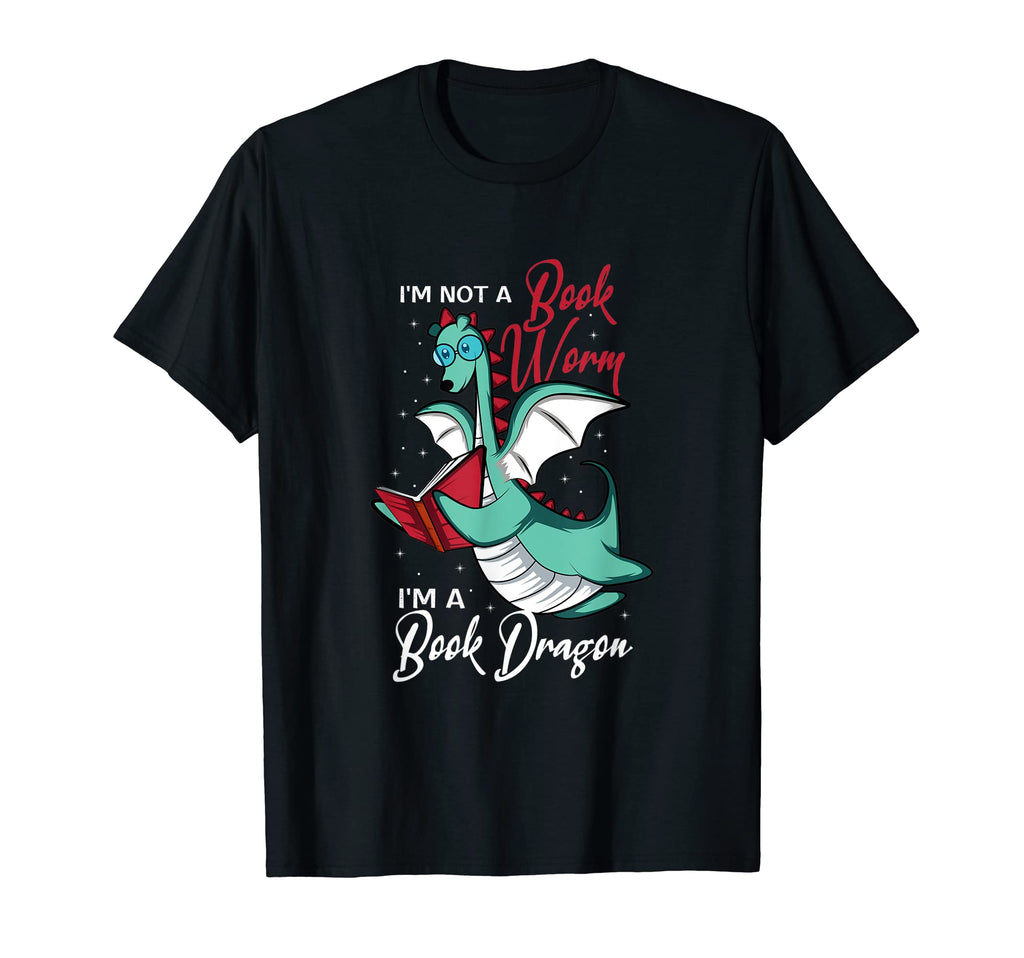 Book Dragon Reader T-Shirt - Novelty Apparel Men Women - T-Shirt, Sweatshirt, Hoodie