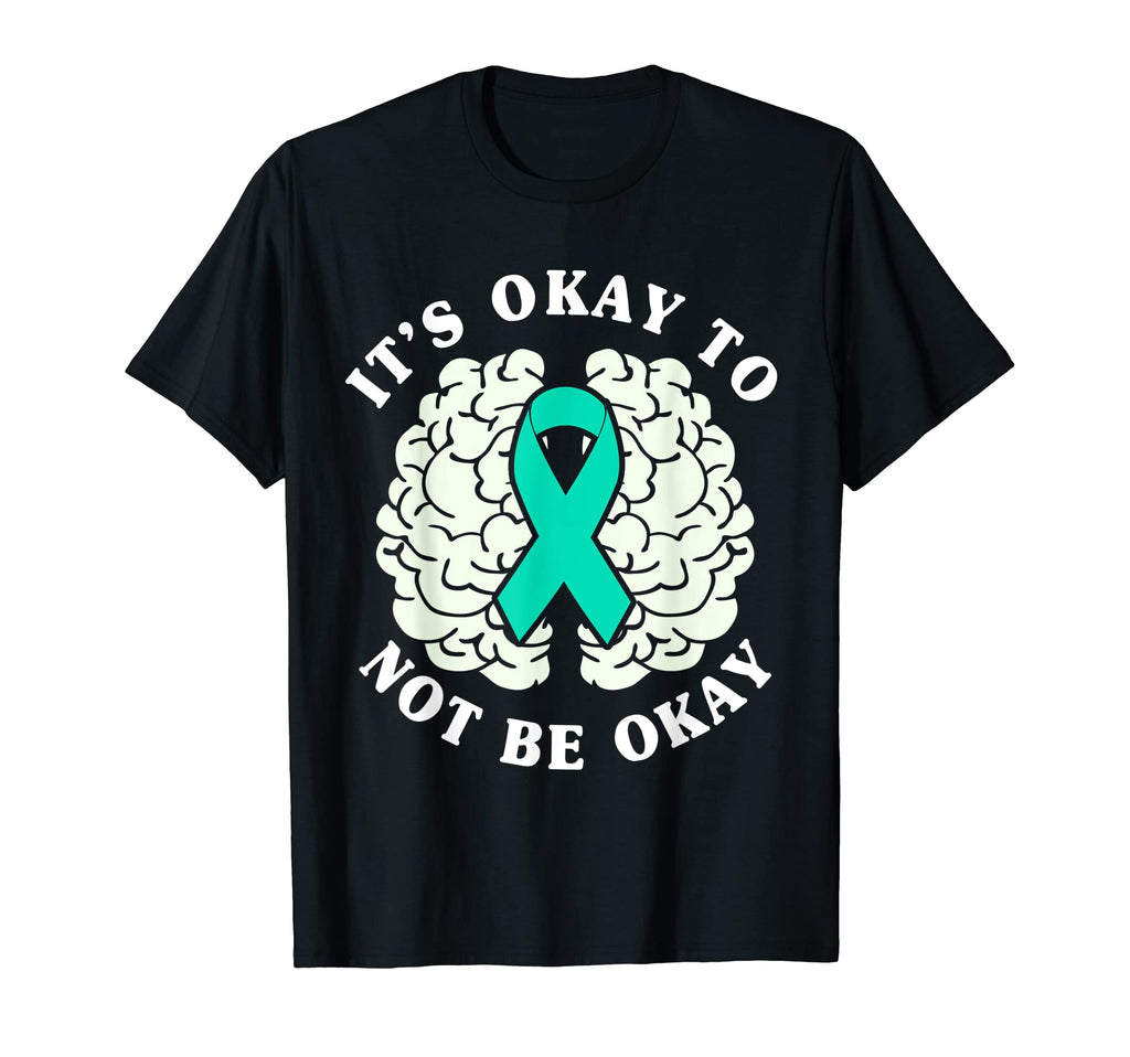 Its Ok To Not Be Okay Mental Health T-Shirt - Custom Art Print for Adults - T-Shirt, Sweatshirt, Hoodie