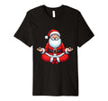 Meditation Santa Yoga Pose Relaxing T-Shirt - Minimalist Print for Adults - T-Shirt, Sweatshirt, Hoodie