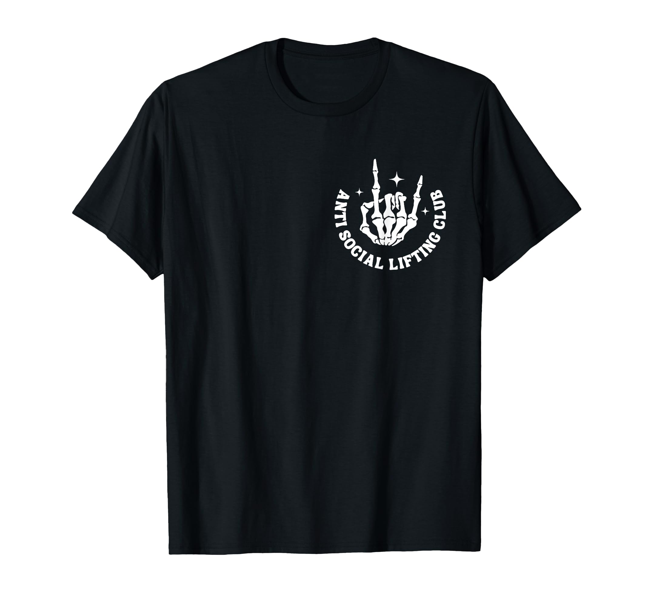 Anti Social Lifting Club Funny Gym T-Shirt - Trendy Graphic for Adults - T-Shirt, Sweatshirt, Hoodie