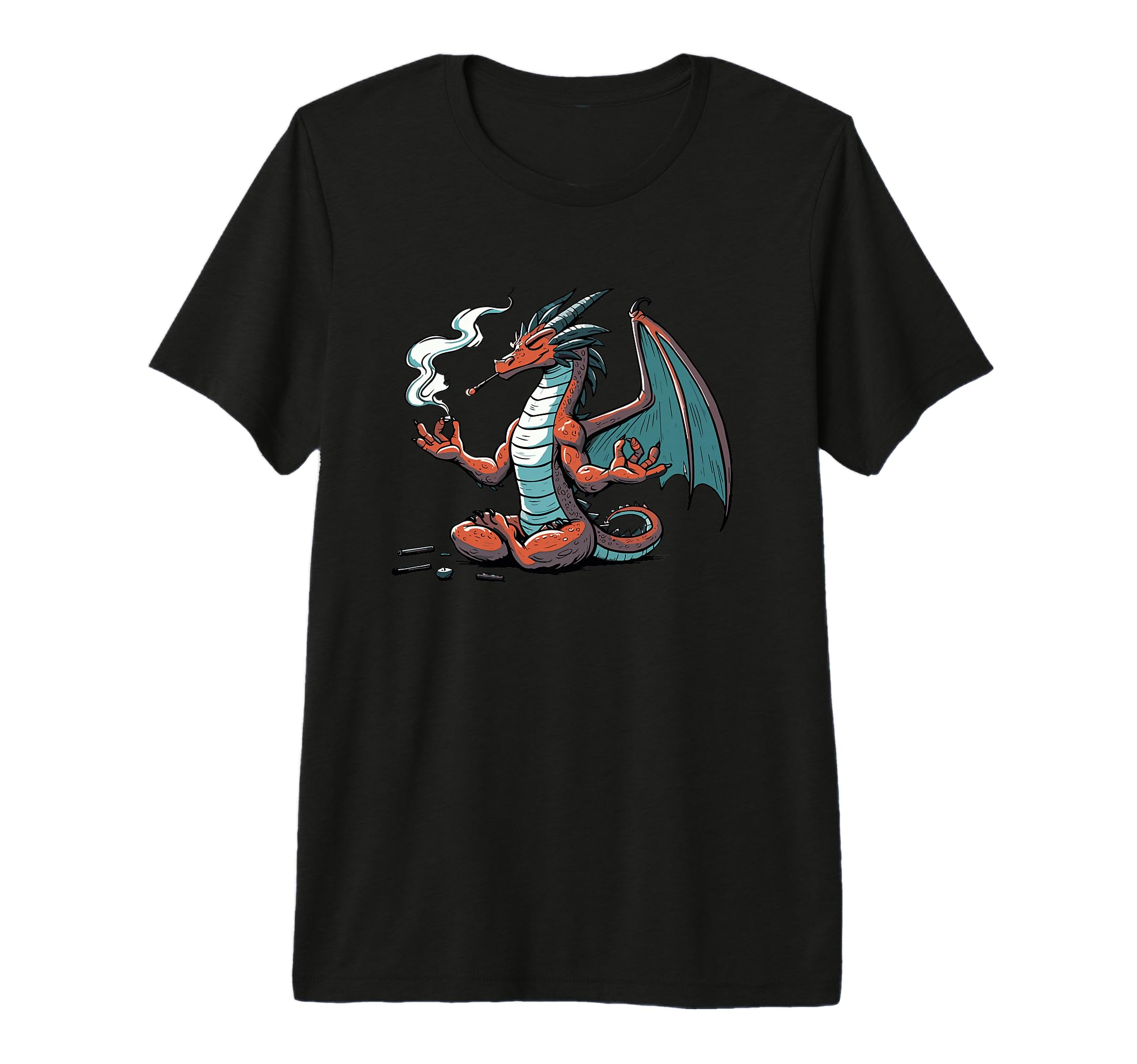 Meditation Dragon Yoga Pose Relaxing T-Shirt - Custom Art Print for Adults - T-Shirt, Sweatshirt, Hoodie
