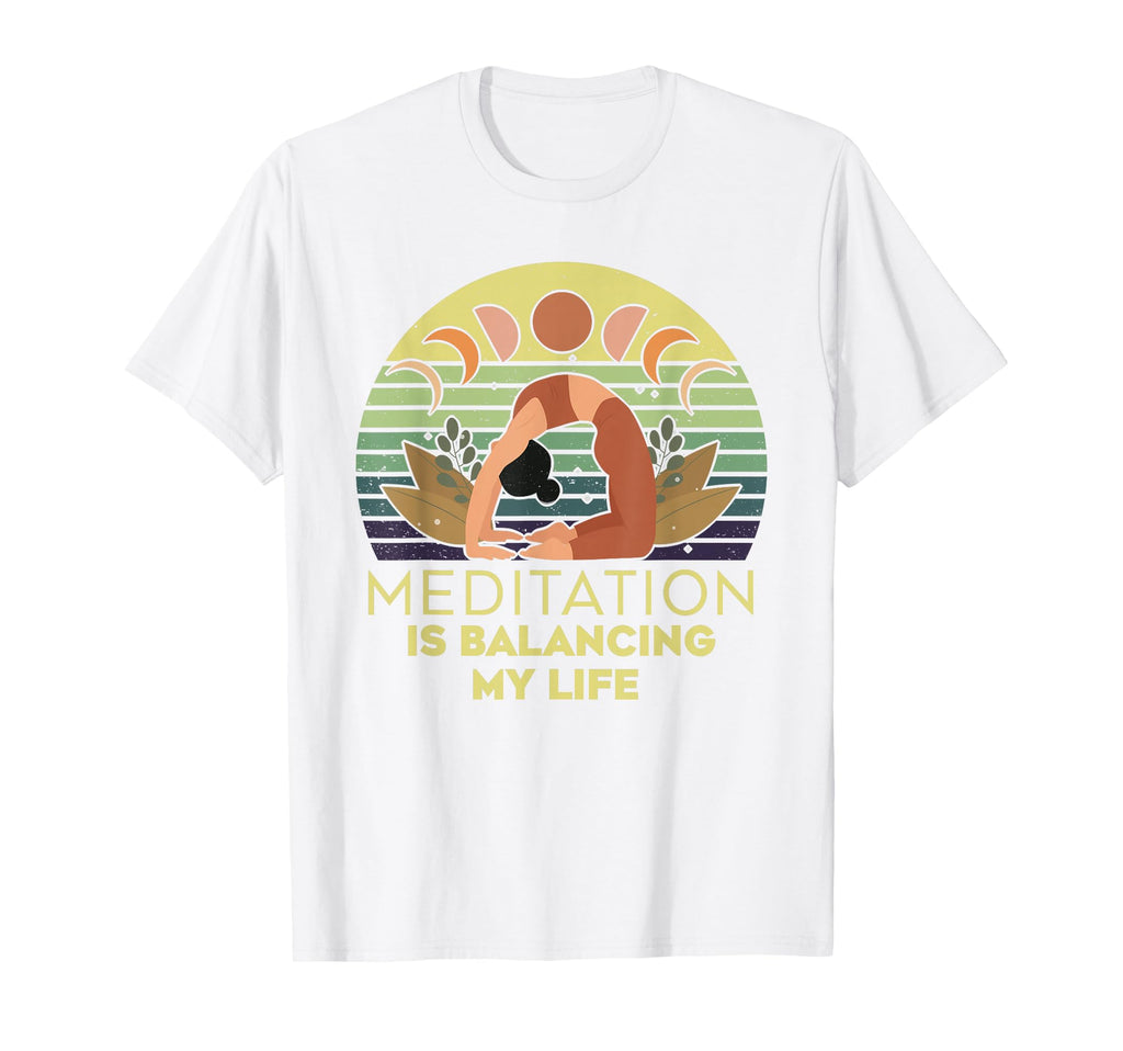 Meditation Is Balancing My Life T-Shirt - Custom Art Print for Adults - T-Shirt, Sweatshirt, Hoodie