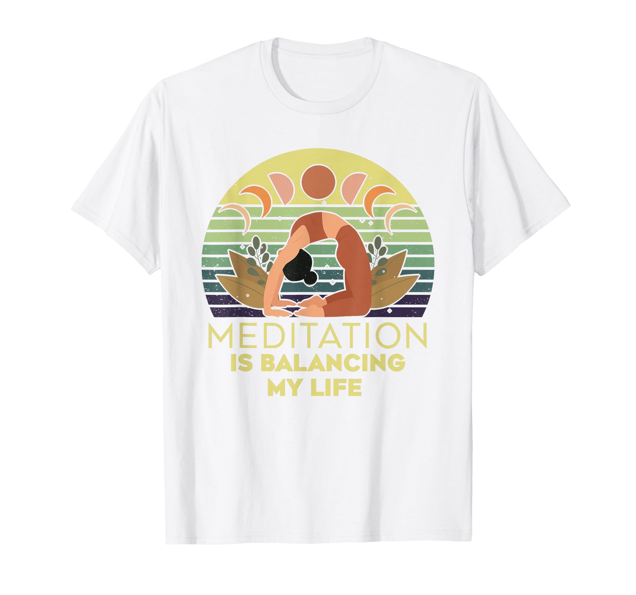 Meditation Is Balancing My Life T-Shirt - Custom Art Print for Adults - T-Shirt, Sweatshirt, Hoodie