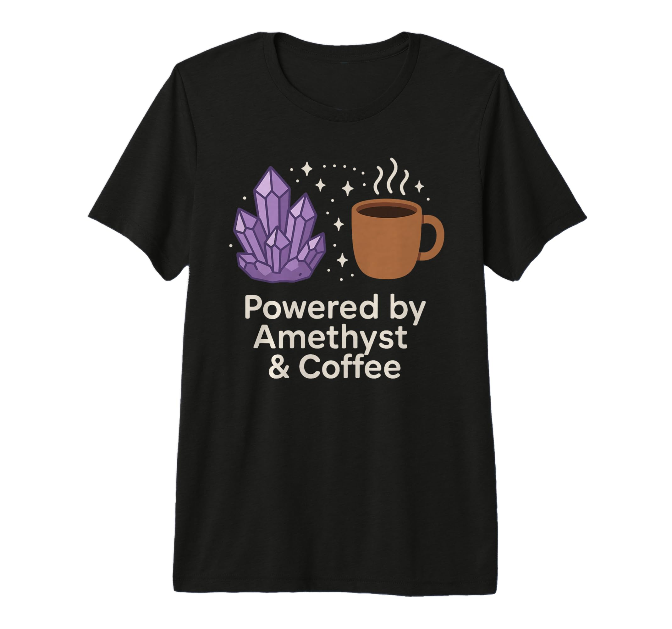 Amethyst Addict Healing Crystal Energy T-Shirt - Unique Graphic for Adults - T-Shirt, Sweatshirt, Hoodie