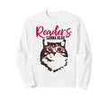 Readers Gonna Read Reading Cat Sweatshirt - Minimalist Print Men Women - T-Shirt, Sweatshirt, Hoodie