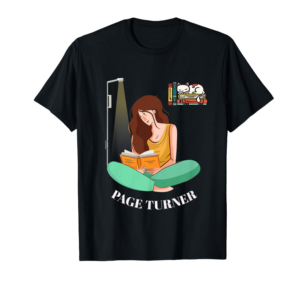 Reading Bookworm Book Lover Aesthetic T-Shirt - Custom Art Print Men Women - T-Shirt, Sweatshirt, Hoodie