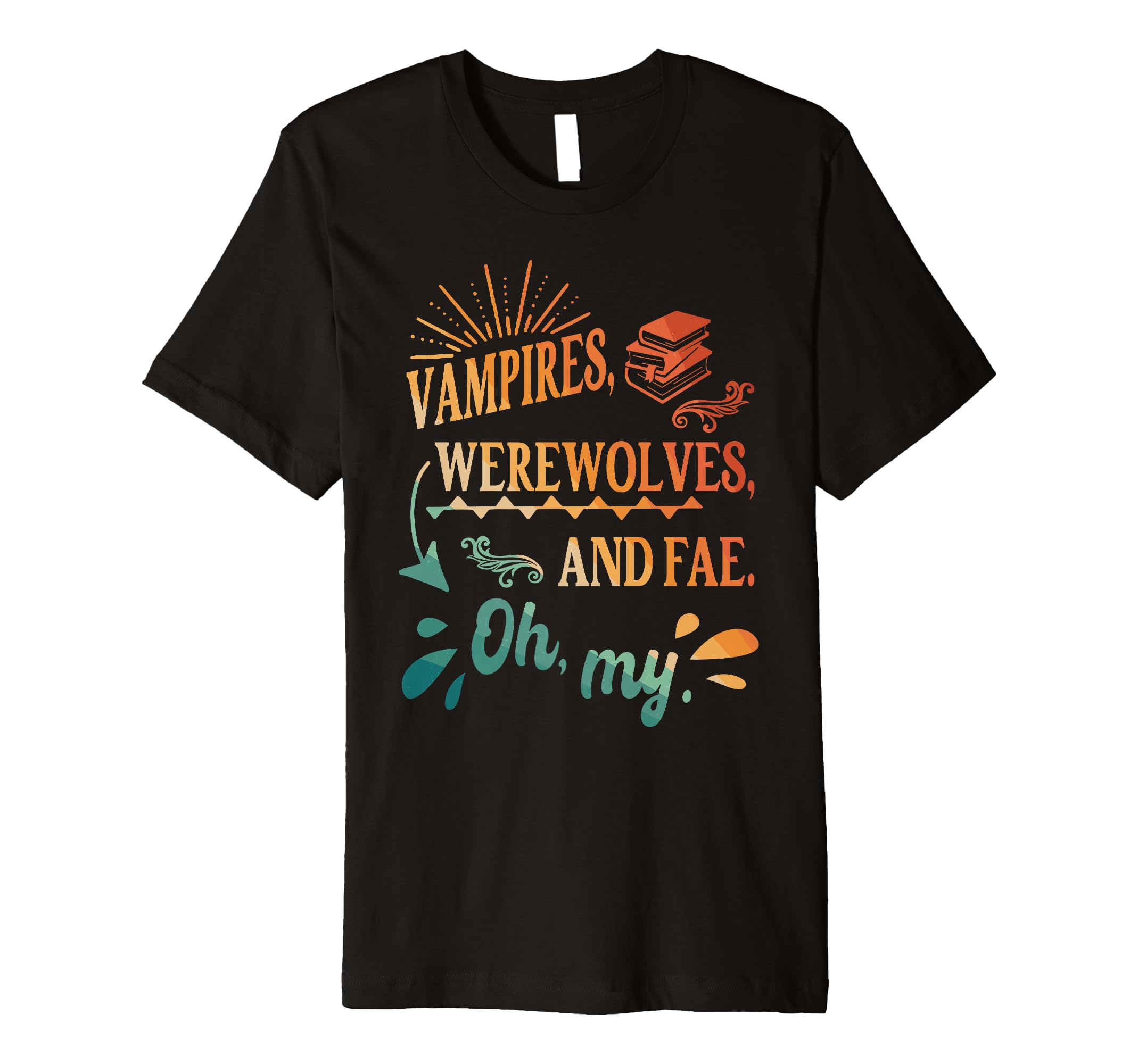 Paranormal Romance Reading Book T-Shirt - Unique Graphic Men Women - T-Shirt, Sweatshirt, Hoodie