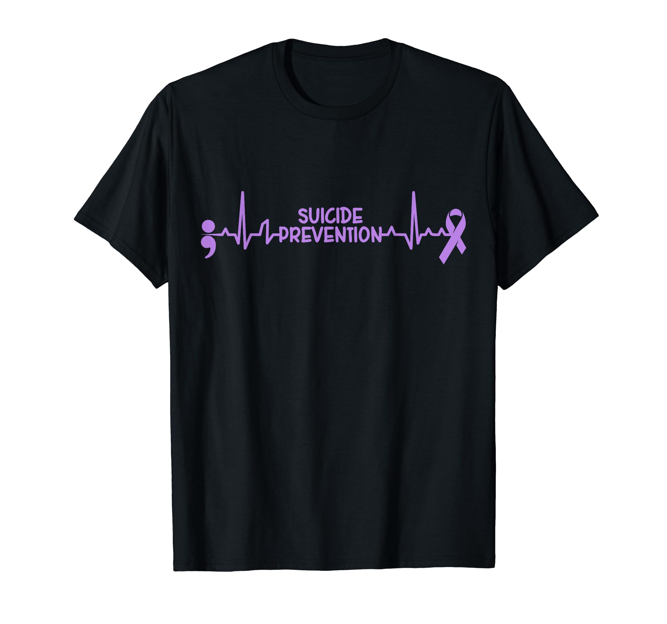 Suicide Prevention Heartbeat Mental T-Shirt - Streetwear Style for Adults - T-Shirt, Sweatshirt, Hoodie